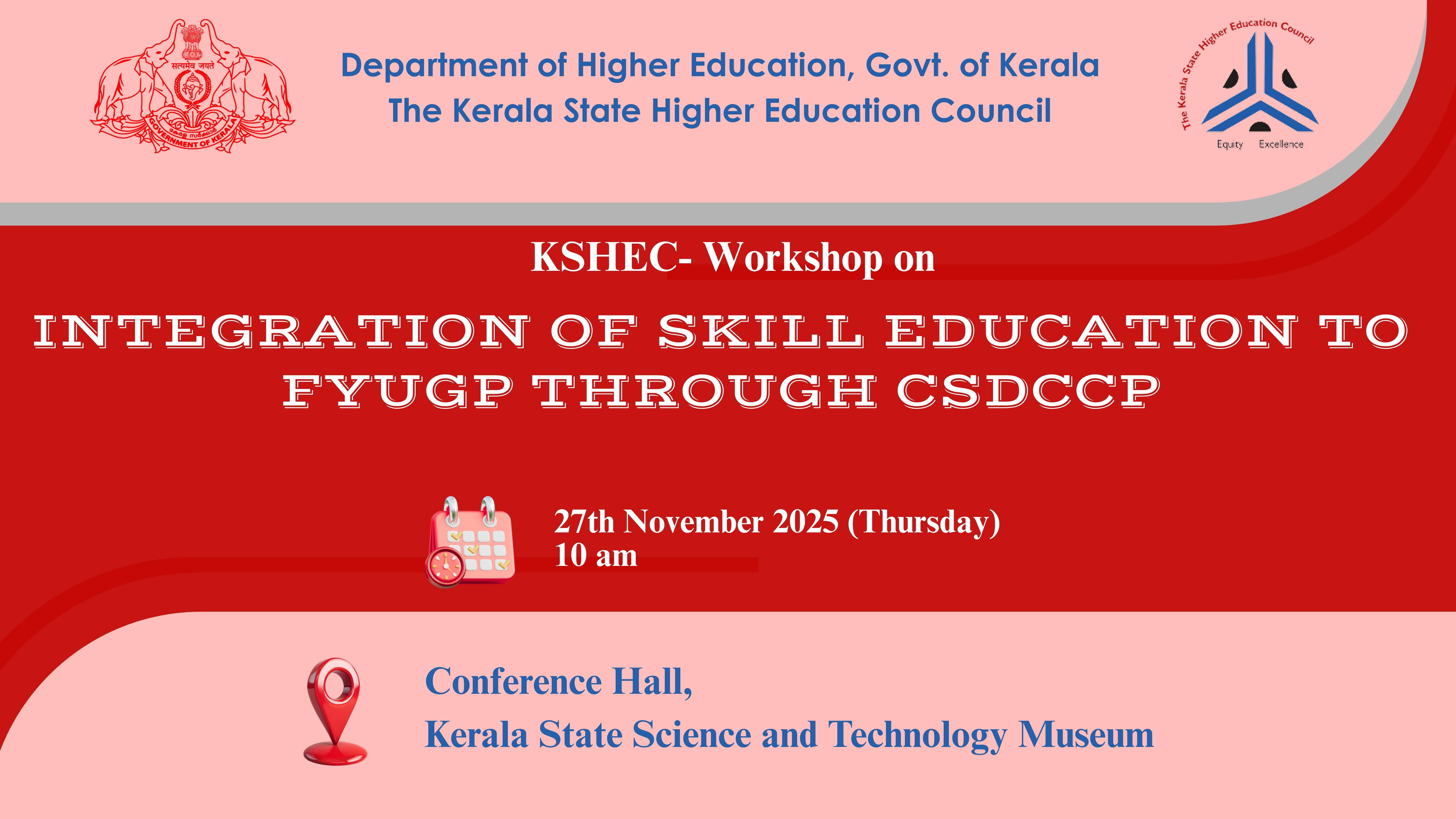 Workshop on Integration of Skill Education to FYUGP through CSDCCP.